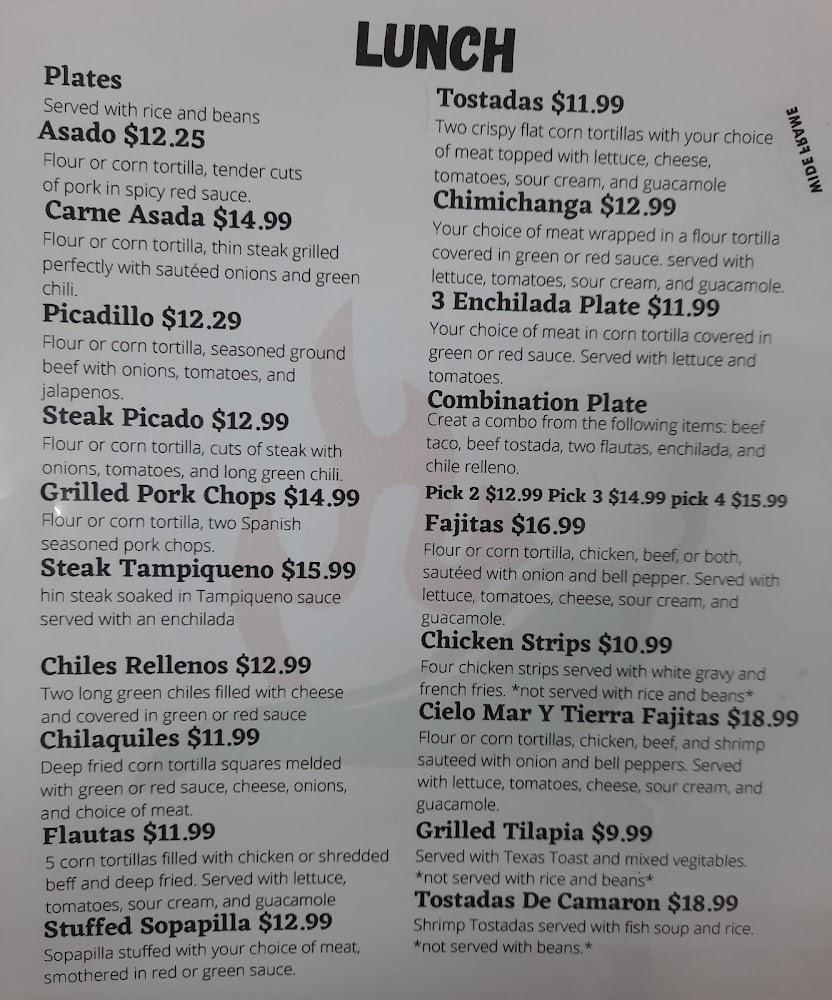 Geli's Cafe Menu image 2