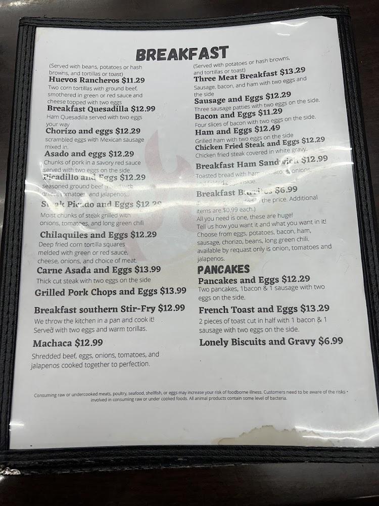 Geli's Cafe Menu image 3